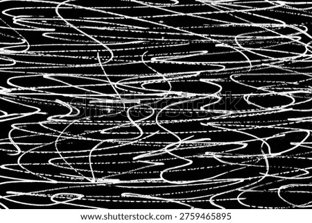 Hand drawn abstract irregular texture on black paper.
Abstract irregular texture on black paper.