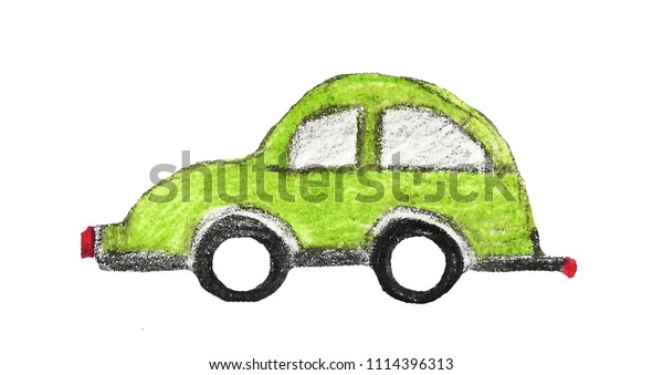 Hand drawn car cartoon\
illustration