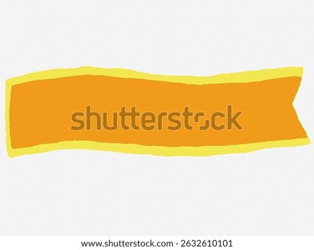 Hand drawn crayon border dialog bubble dialog frame