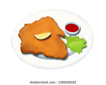 Schnitzel Restaurant Stock Illustrations, Images & Vectors | Shutterstock