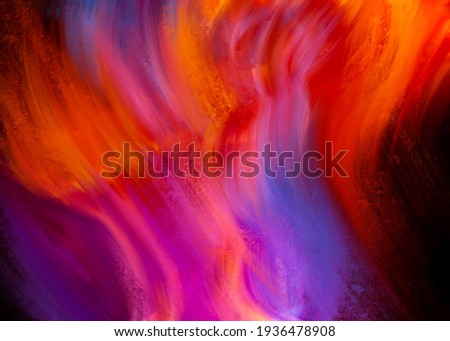 Similar – Image, Stock Photo Flames of fire in charcoal with firewood