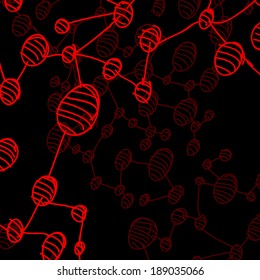 Hand Drawn DNA Molecule