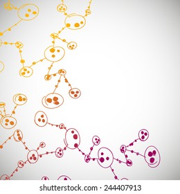 Hand Drawn DNA Molecule