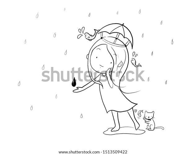 pics Adorable Girly Drawings Adorable Cute Drawings Of Girls shutterstock