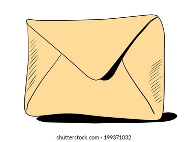 Hand Drawn Mail Doodle Stock Illustration 199371032 | Shutterstock