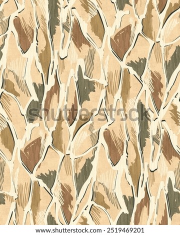 hand drawn multi color background with brush strokes allover designs illustration for decor, wallpaper textile use like screen printing and digital printing