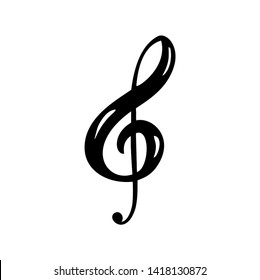 Hand Drawn Music Key Logo Icon Stock Illustration 1418130872 | Shutterstock