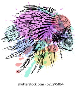 Hand Drawn Native American Indian Feather Stock Illustration 525295864 Hand Drawn Native American Indian Feather Stock Illustration 525295864