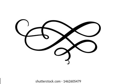 Hand Drawn Vector Ornate Frame Element Stock Vector (Royalty Free ...