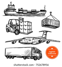 Cargo Ship Sketch Images Stock Photos Vectors Shutterstock