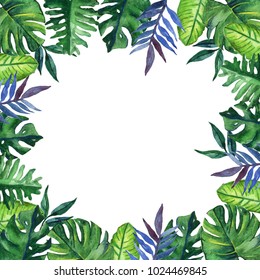 3d Render Tropical Monstera Palm Leaves Stock Illustration 592806719 ...