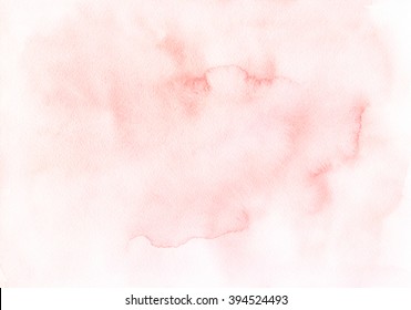 The hand drawn watercolor background of pastel natural beige color. Watercolor paper.