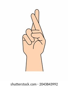 Good Luck Gesture のイラスト素材 画像 ベクター画像 Shutterstock