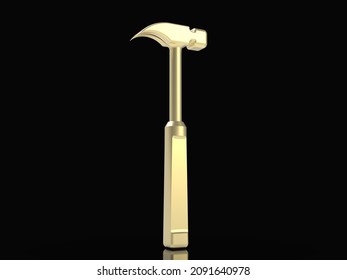 Hand Hammer Tool 3d illustration - Powered by Shutterstock