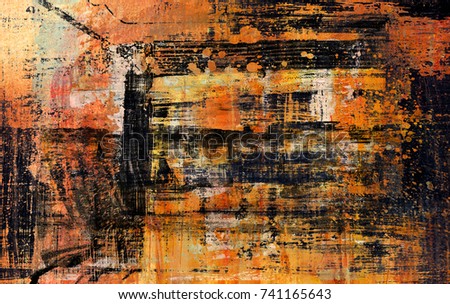  hand painted  abstract background