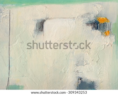 Hand painted abstract background - brush strokes on paper with space for text. Textured background.
