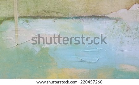 Hand painted abstract grunge background - brush strokes on paper with space for text. 