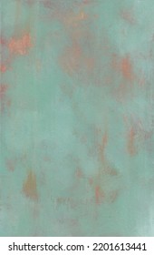 Hand Painted Verdigris Colour Texture