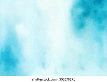 Hand painted watercolor background. Watercolor wash.