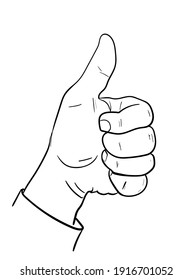 Hand Signs Vector Good Bad Symbol Stock Vector (Royalty Free) 105474884 ...