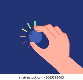 Hand Turns Button. Low High Levels, Volume Equalizer Or Change Reduction Knob. Businessman Setting Investment Utter Process Metaphor