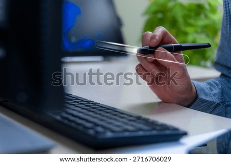 Hand Using Digital Interface Slider To Change Software Settings Such As Screen Brightness System Preferences User Controls And Personalized Workspace Adjustment