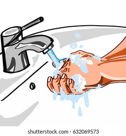 2,597 Wash Your Hands Cartoon Images, Stock Photos & Vectors 