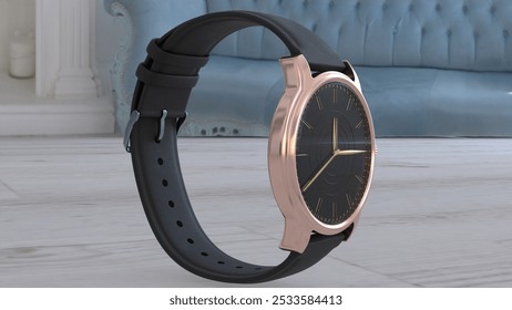 hand watch with different background