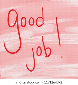 Good Job Sticker Images, Stock Photos & Vectors | Shutterstock