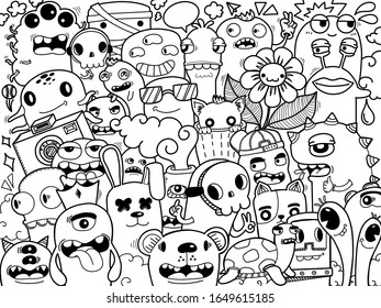 112,359 Monster doodles Images, Stock Photos & Vectors | Shutterstock