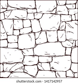 Stone Wall Sketch High Res Stock Images Shutterstock