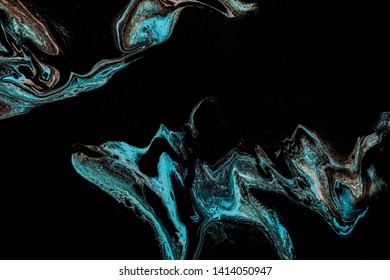 Handmade Acrylic Liquid Paint Background - Shutterstock ID 1414050947
