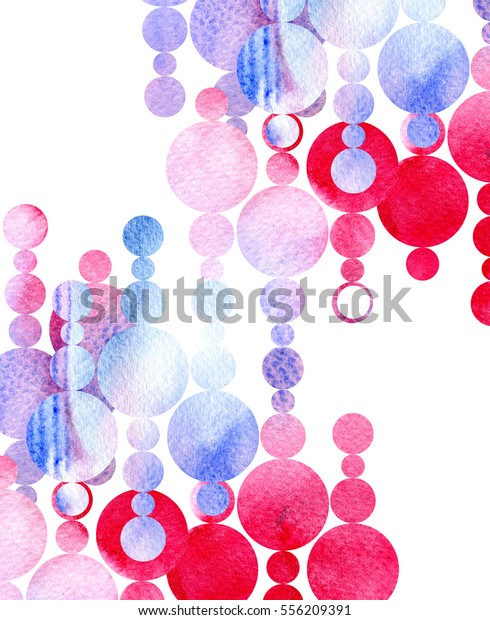 Handmade Watercolor Background Watercolour Painting Colourful