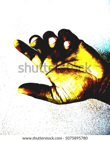 Similar – Image, Stock Photo 21 000 000 Fingers Hand 3