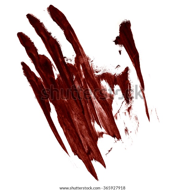 手で血を塗る のイラスト素材
