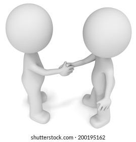 245 3d Small People Handshake Images, Stock Photos & Vectors 