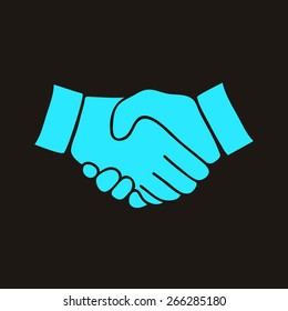 Handshake Icon Stock Illustration 266285180 | Shutterstock