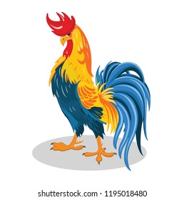 Handsome Cock Illustration Stock Illustration 1195018480 | Shutterstock