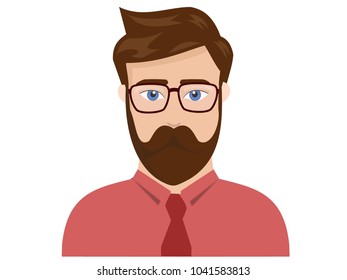 Similar Images, Stock Photos & Vectors of Man character face avatar in ...