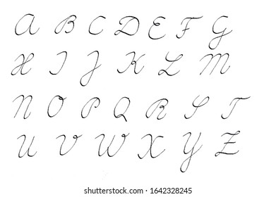 Hand Drawn Font Stock Vector (royalty Free) 340006571