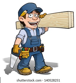 Handyman - Carpenter Blue