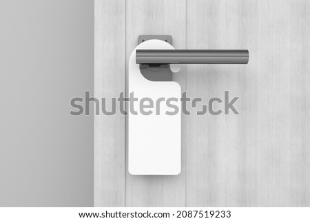 Hanger On Door 3D Rendering 