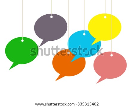 Hanging Talk Bubbles
