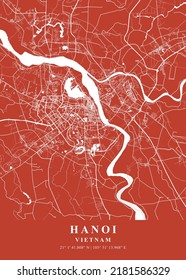 Hanoi - Vietnam Mojave Plane Map