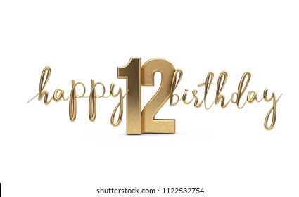 12th Birthday Images Stock Photos Vectors Shutterstock