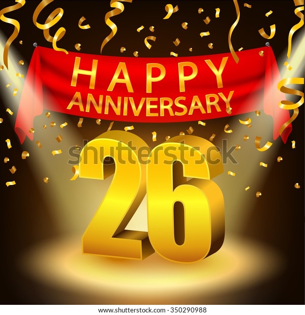 happy-26th-anniversary-celebration-golden-confetti-stock-illustration