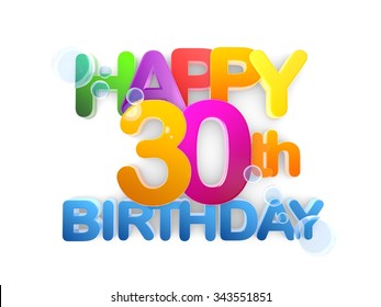 403 30th Birth Images, Stock Photos & Vectors | Shutterstock