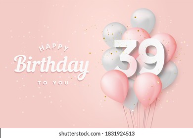 39birthday Images, Stock Photos & Vectors | Shutterstock