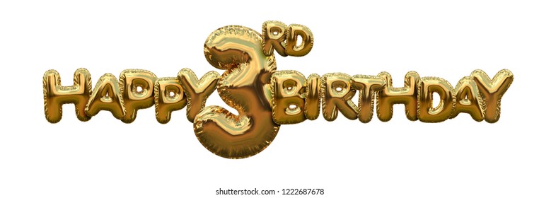 Royalty Free Happy 3rd Birthday Stock Images Photos Vectors