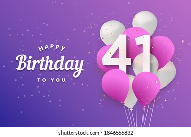 661 41th Birthday Images, Stock Photos & Vectors | Shutterstock